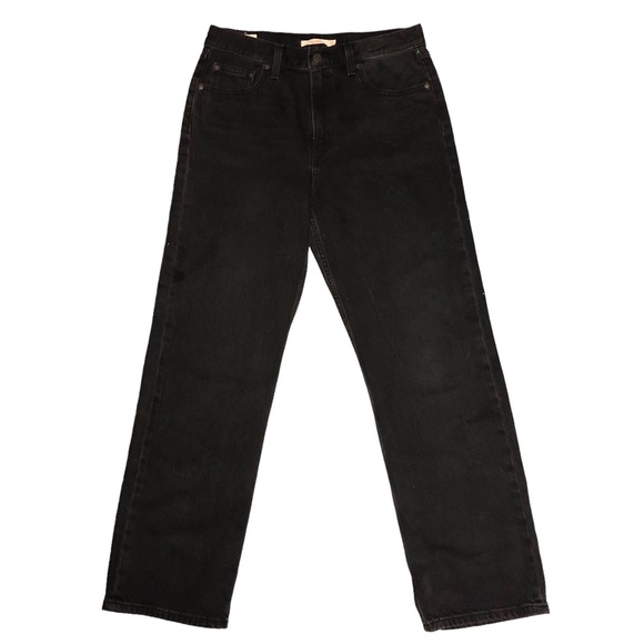 ARITZIA Levi’s Premium Loose Straight Black Jeans (Size 27) - Picture 2 of 11